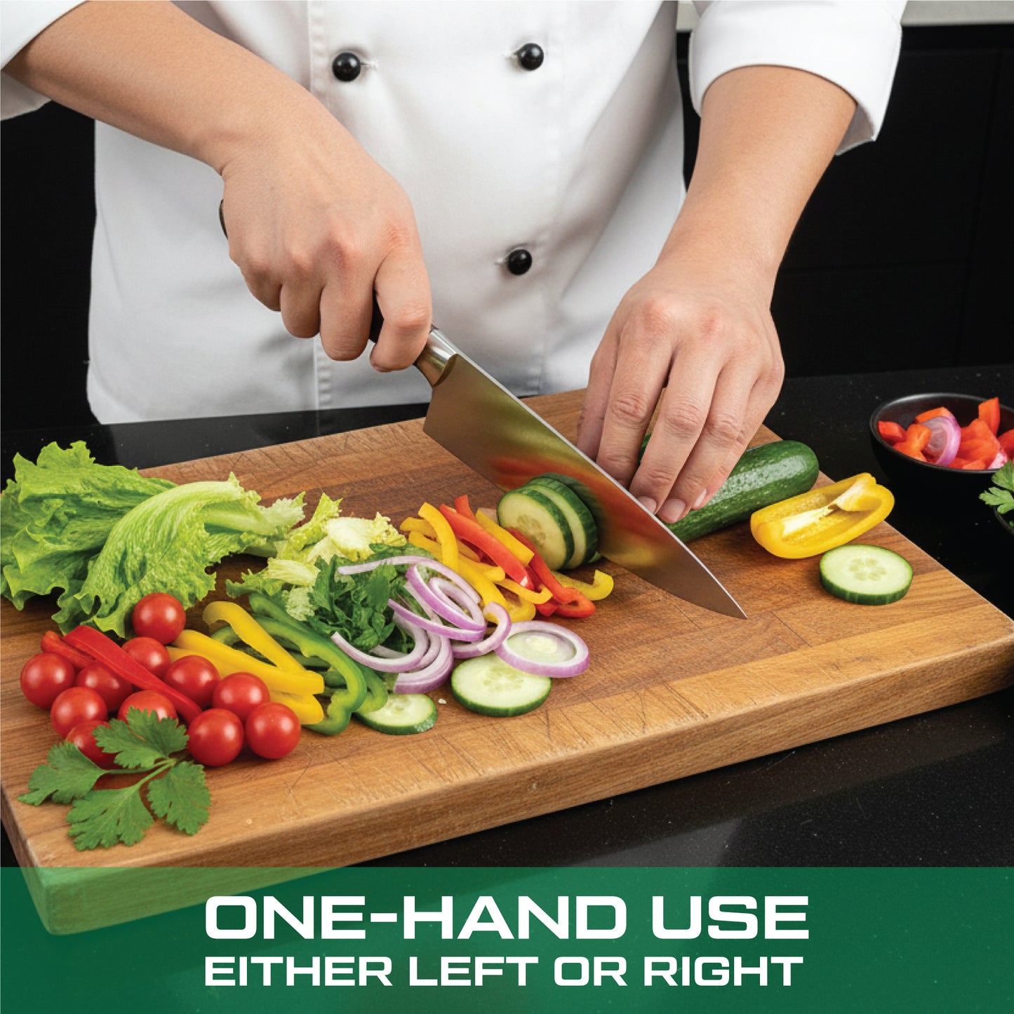 GFind Professional Handmade 12C27 Stainless Steel Blade Chef Knife | Rosewood Handle