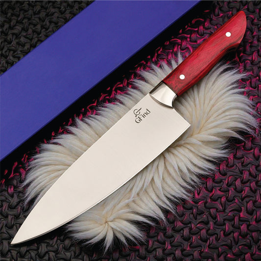 GFind Premium 12C27 Stainless Steel Blade Chef Knife | Ultra Sharp Blade with Pakkawood Handle