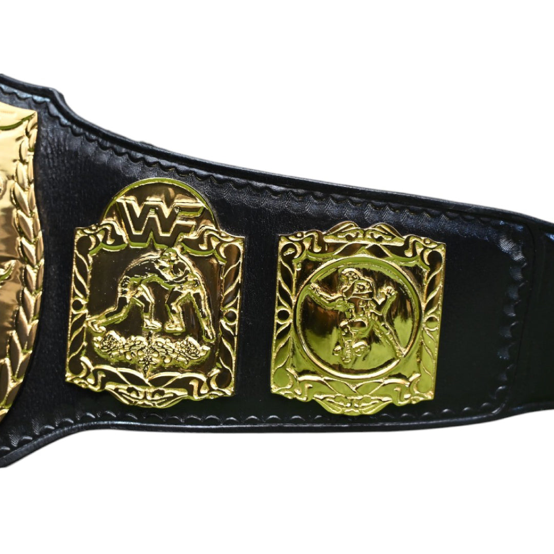 WWF WORLD TAG TEAM CHAMPIONSHIP BELT – 4MM PREMIUM LEATHER & GOLD-PLATED GLORY (FREE SHIPPING+BAG)